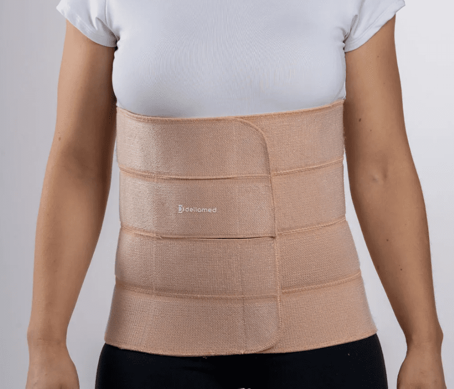 Faixa elástica abdominal Dellamed